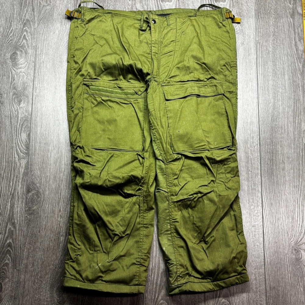 Vintage Military Chemical Protective Suit Cargo Pants Men's L Green 1980